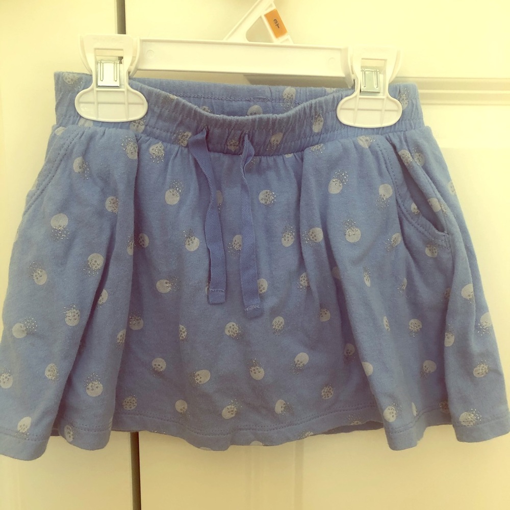 Gap girls blue skort with pockets. Size 3T